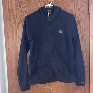 Hooded zip up fleece